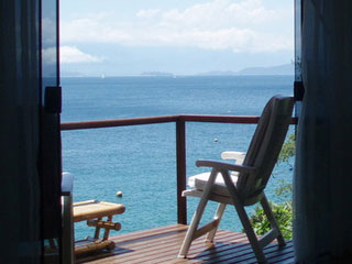 The Honeymoon Suite balcony