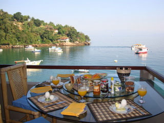 Breakfast on the verandah