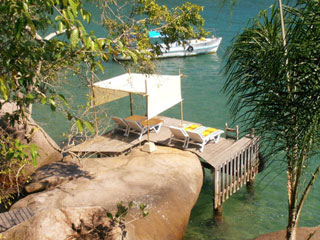 View of the deck and jetty